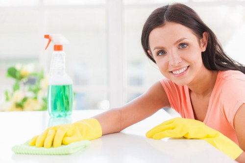 Carpet cleaning team introduction in Harrow with fresh residential flooring