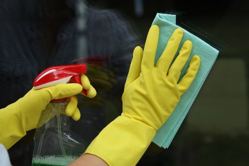 Professional window cleaning for a Harrow home exterior