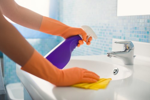 Office cleaning service for a Harrow workspace with meeting rooms and glass partitions