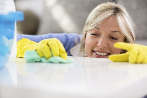 Kitchen and bathroom post-construction cleaning in Harrow