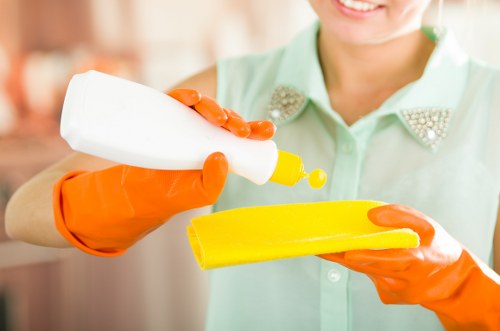 Professional carpet cleaning service in a Harrow home