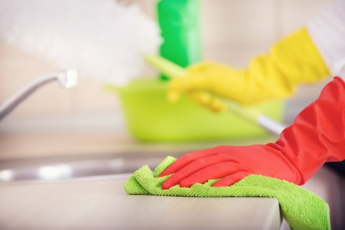 End of tenancy cleaning in a Harrow apartment building